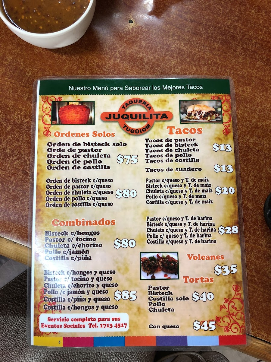 TAQUERIA JUQUILITA Menu - Image 3